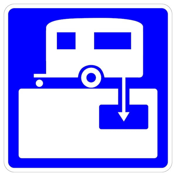 Sign Solutions Usa 30 in Height, 30 in Width, Aluminum, Square DUS08DWT3030D9-12 - main